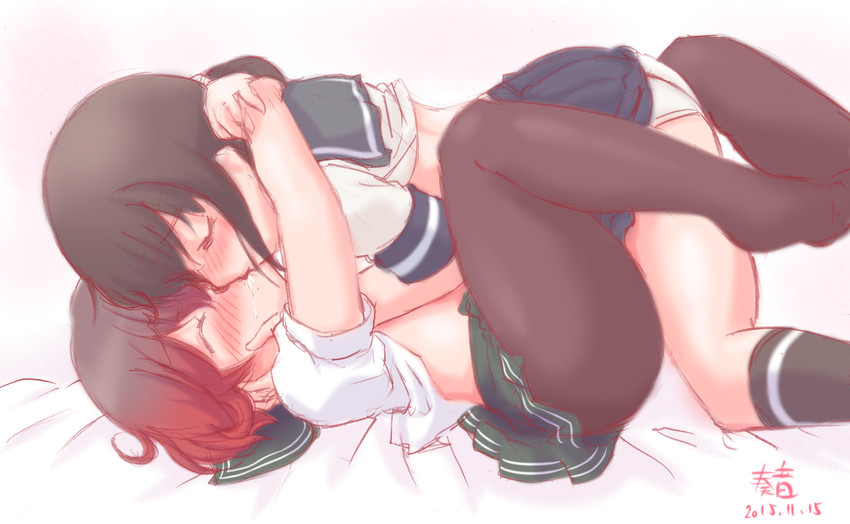 fubuki and mutsuki (kantai collection) drawn by kanon_(kurogane_knights)