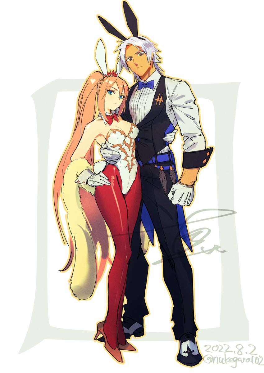 shionne and alphen (tales of and 1 more) drawn by nukegara102