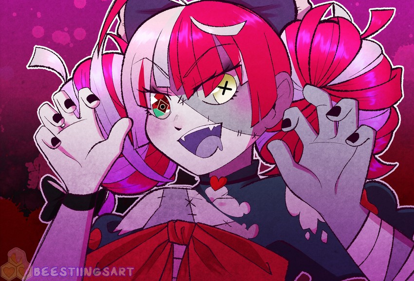 kureiji ollie (hololive and 1 more) drawn by beestiingsart