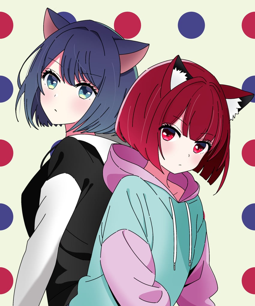 arima kana and kurokawa akane (oshi no ko) drawn by bokutaaaa