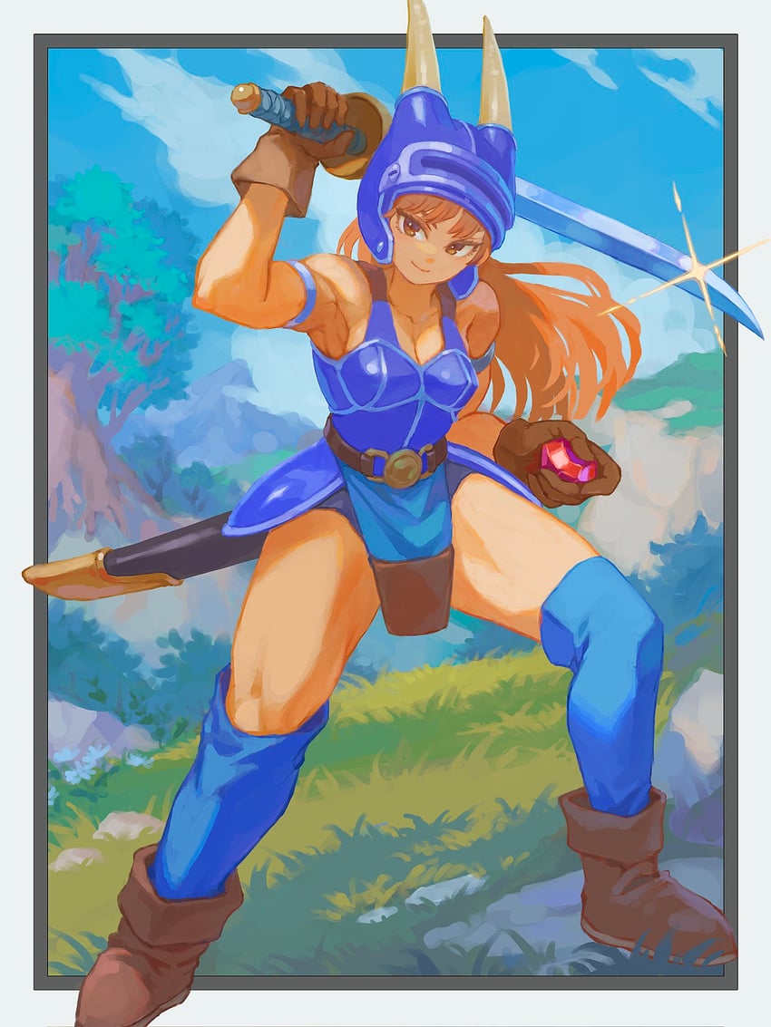daisy (dragon quest and 1 more) drawn by naritate_zombie
