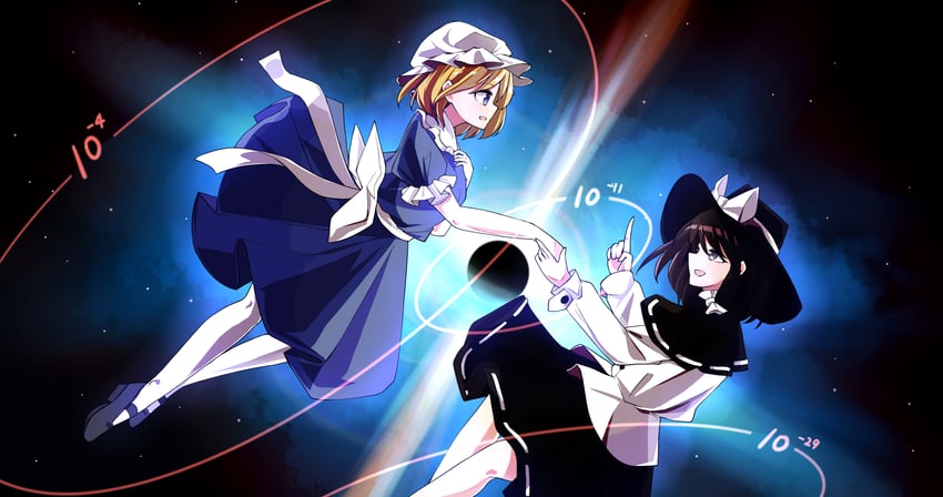 usami renko and maribel hearn (touhou and 1 more) drawn by lian_mang