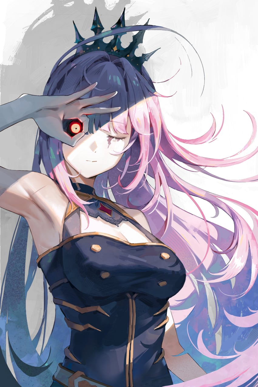 mori calliope (hololive and 1 more) drawn by ikkia