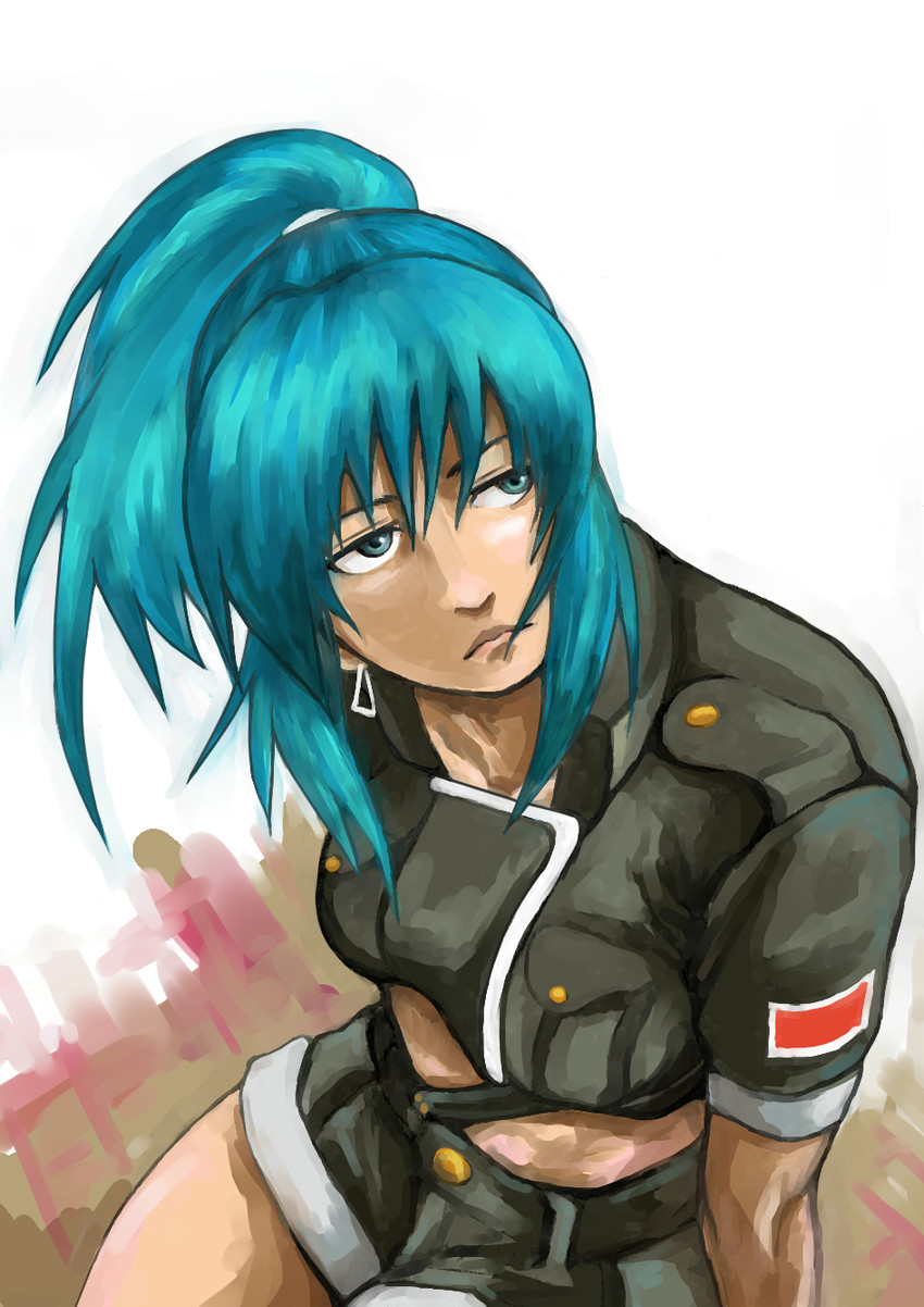 leona heidern (the king of fighters) drawn by mimiyama_kiichi