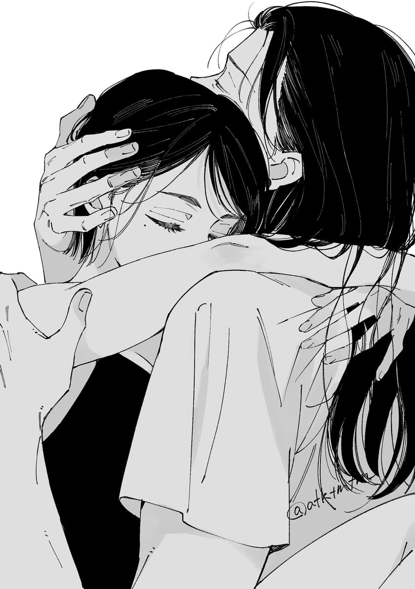 getou suguru and ieiri shoko (jujutsu kaisen) drawn by ateka