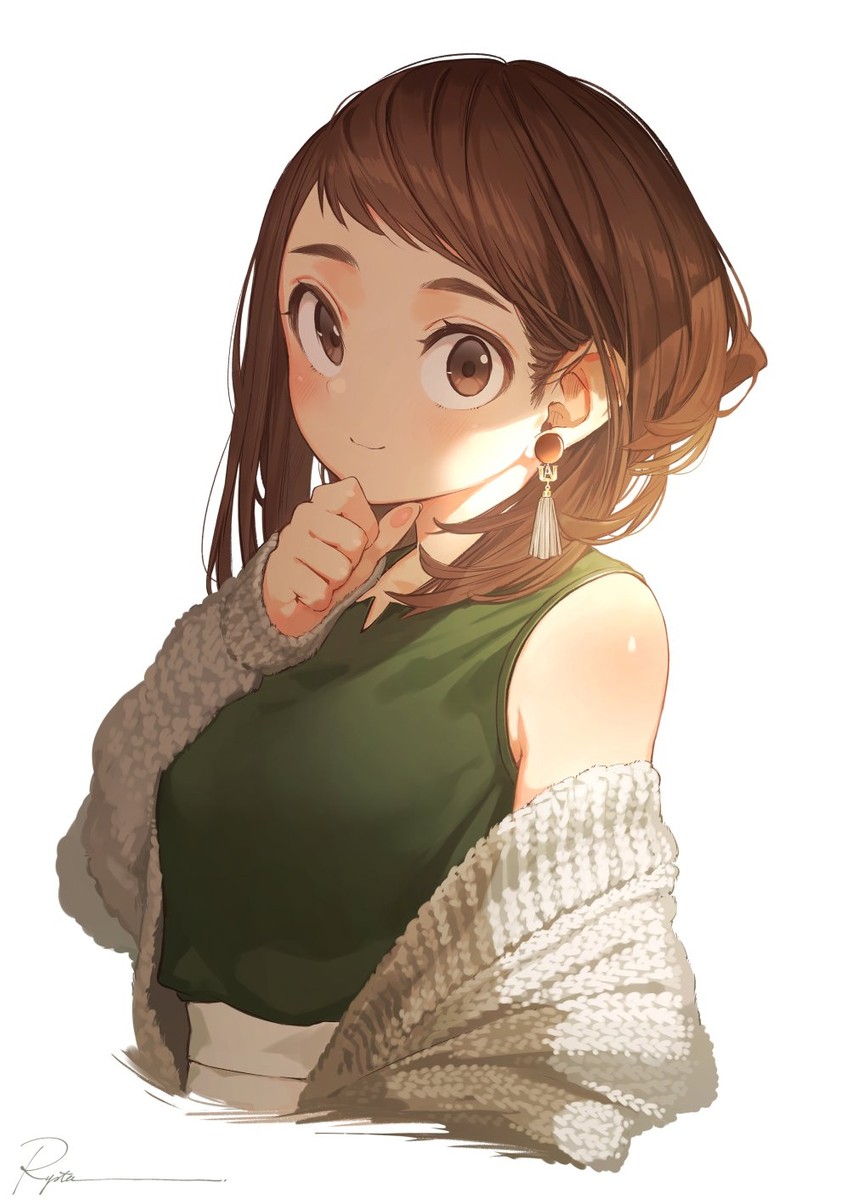 uraraka ochaco (boku no hero academia) drawn by ryota_(ry_o_ta)