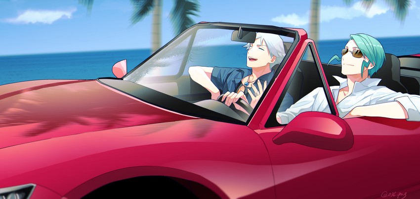 steven stone and wallace (pokemon and 2 more) drawn by y_(036_yng)