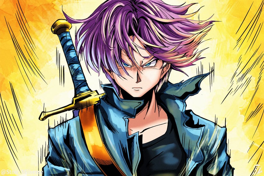 trunks (dragon ball and 1 more) drawn by stoic_seraphim