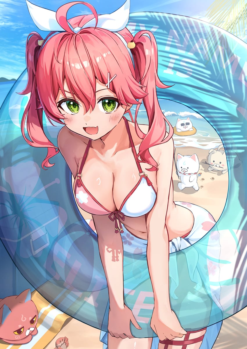sakura miko, 35p, and kintoki (hololive) drawn by shiotsuke_sasami