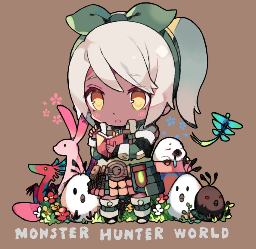 monster hunter (original and 2 more) drawn by hiyunagi