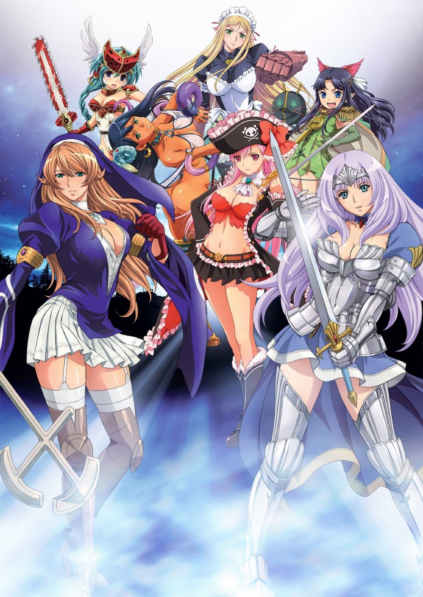sigui, captain liliana, annelotte, knight princess annelotte, luna luna, and 3 more (queen's blade and 1 more)