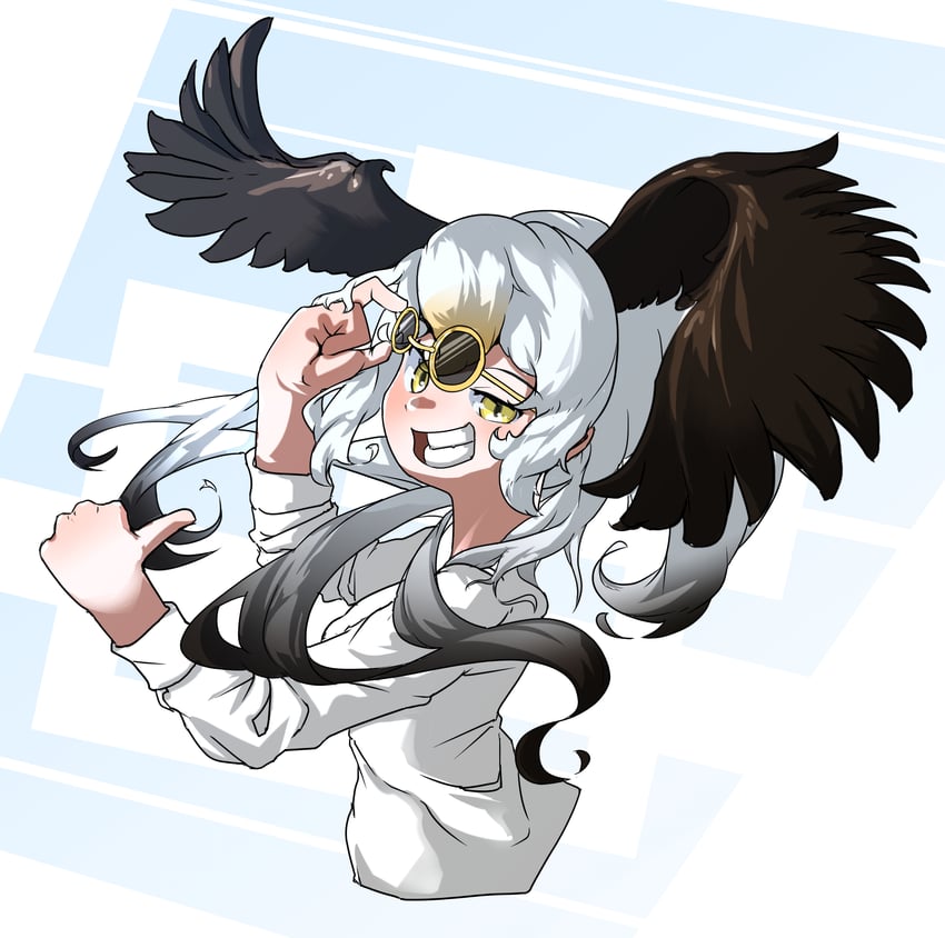 bald eagle (kemono friends and 1 more) drawn by orange_ardy1203