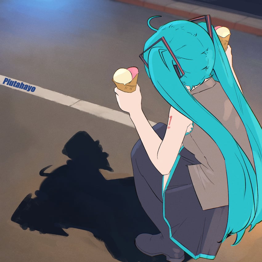 hatsune miku and kasane teto (vocaloid and 1 more) drawn by piutahayo