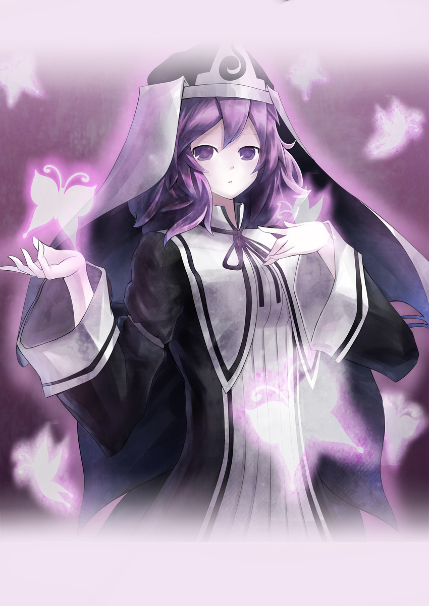 saigyouji yuyuko (touhou and 2 more) drawn by motokonut