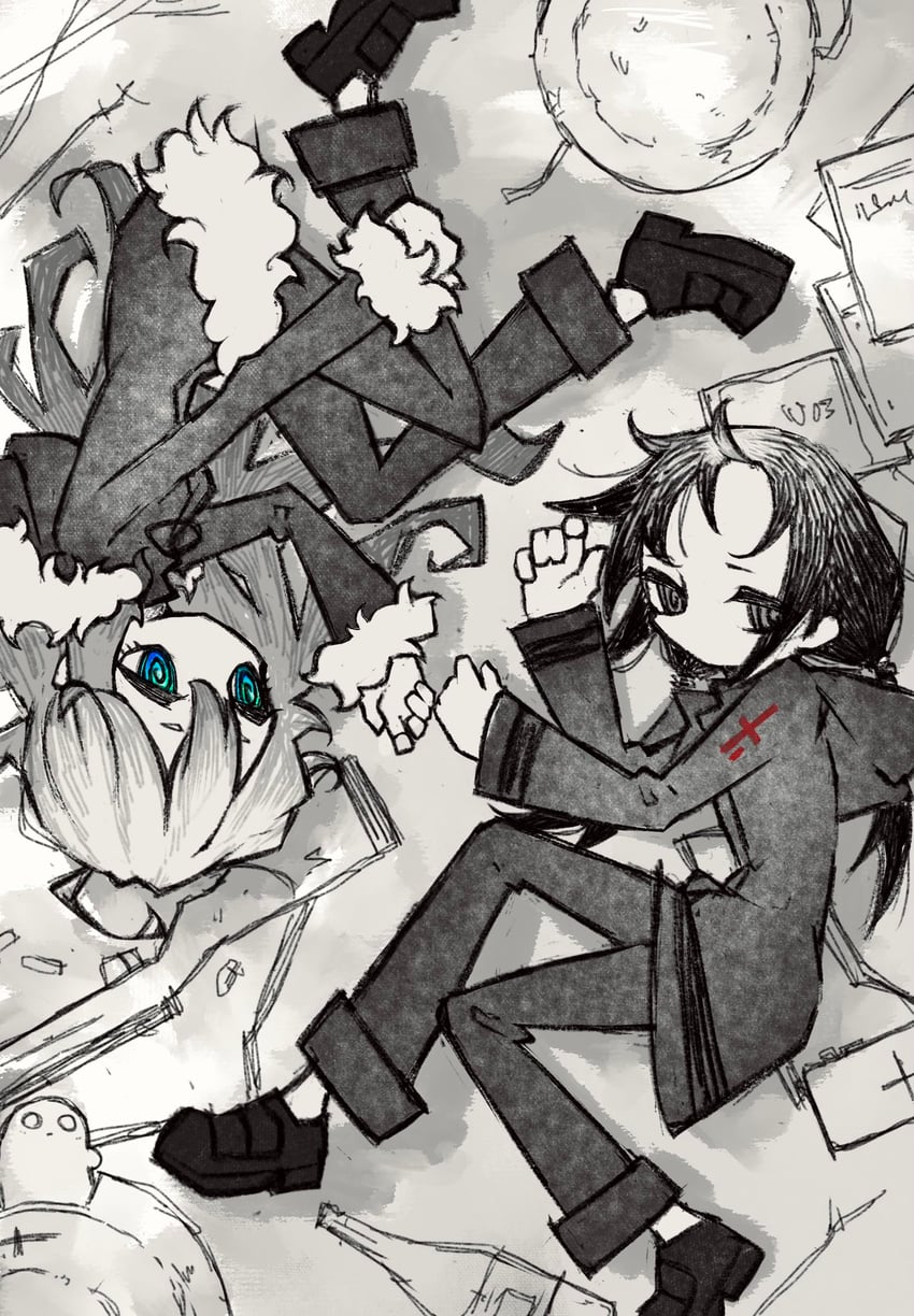 chito, yuuri, and nuko (shoujo shuumatsu ryokou) drawn by leoleonardk10