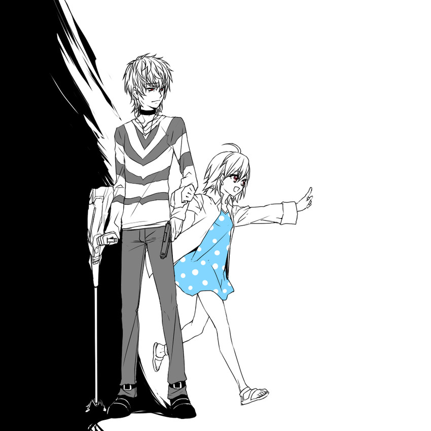 accelerator and last order (toaru majutsu no index and 1 more) drawn by scr.e