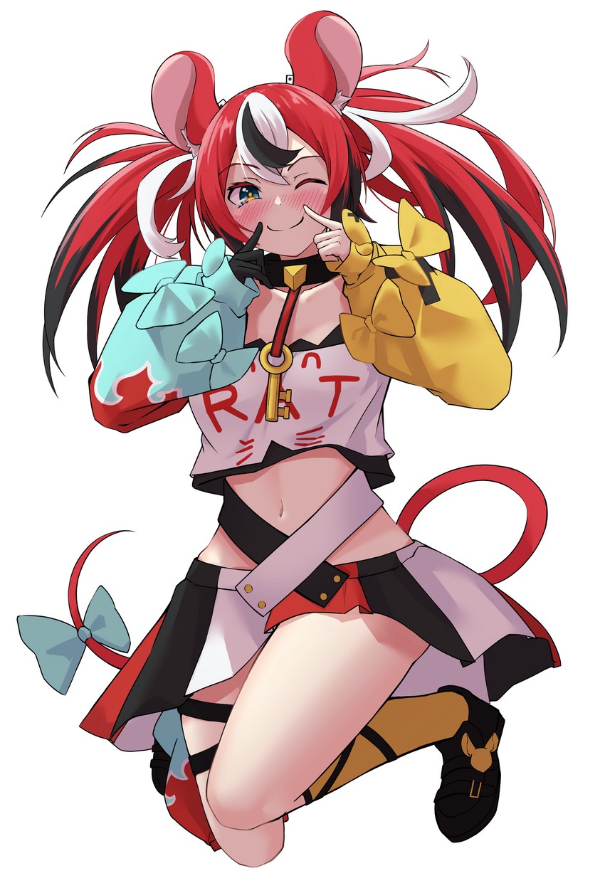 hakos baelz (hololive and 1 more) drawn by rururaroru