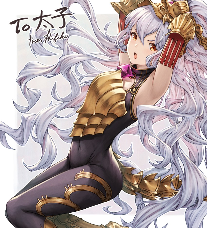 medusa (granblue fantasy and 1 more) drawn by ivris