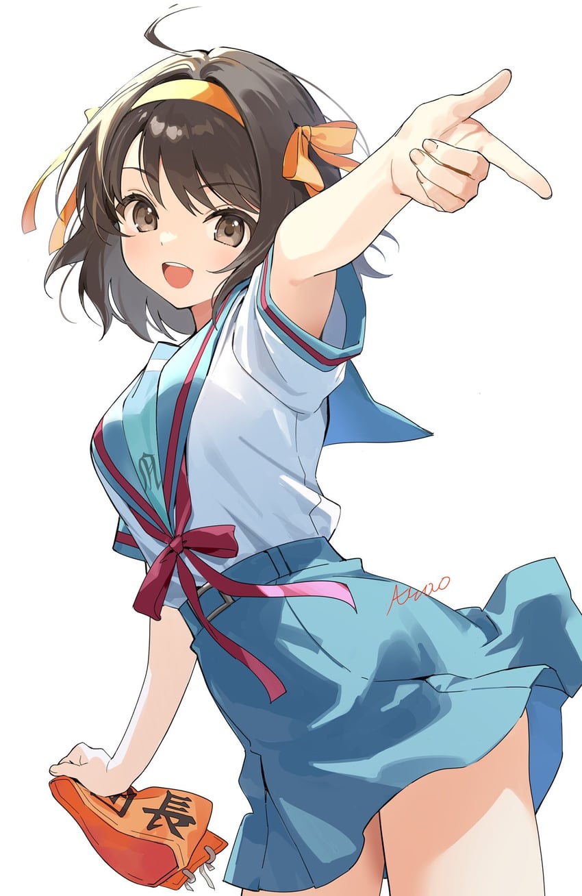 suzumiya haruhi (suzumiya haruhi no yuuutsu) drawn by urata_asao