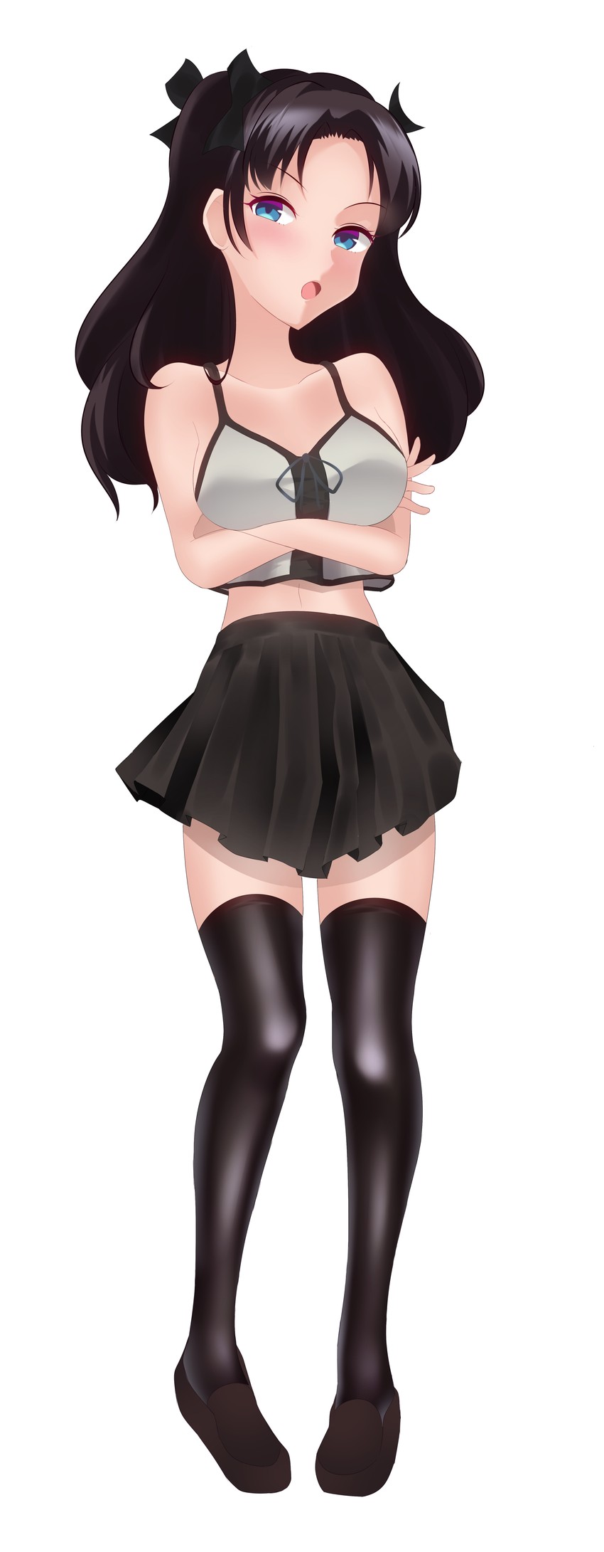 tohsaka rin (fate and 1 more) drawn by volyz
