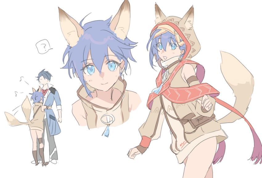 van arkride and feri al-fayed (eiyuu densetsu and 2 more) drawn by poki_(as9861164216765)