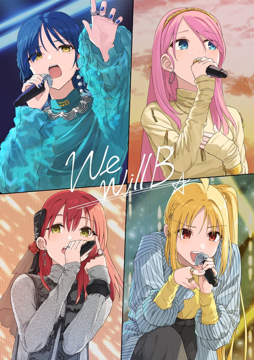 gotoh hitori, kita ikuyo, ijichi nijika, and yamada ryo (bocchi the rock!) drawn by kanaria_hisagi