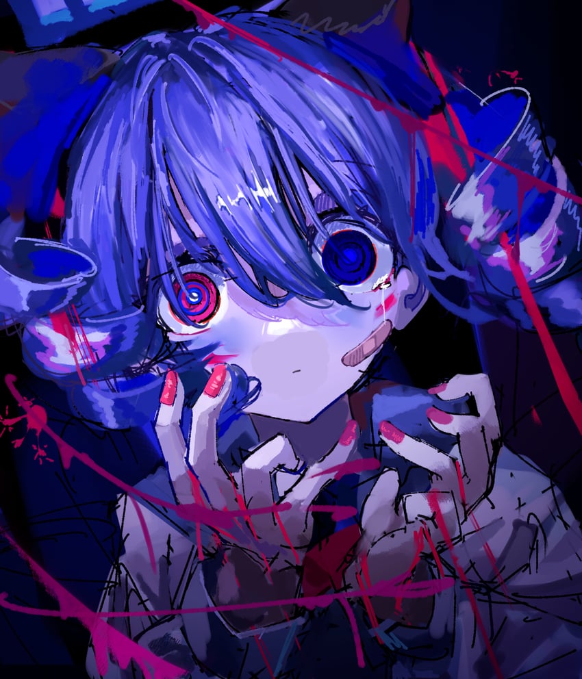 kasane teto (utau and 1 more) drawn by rerendi