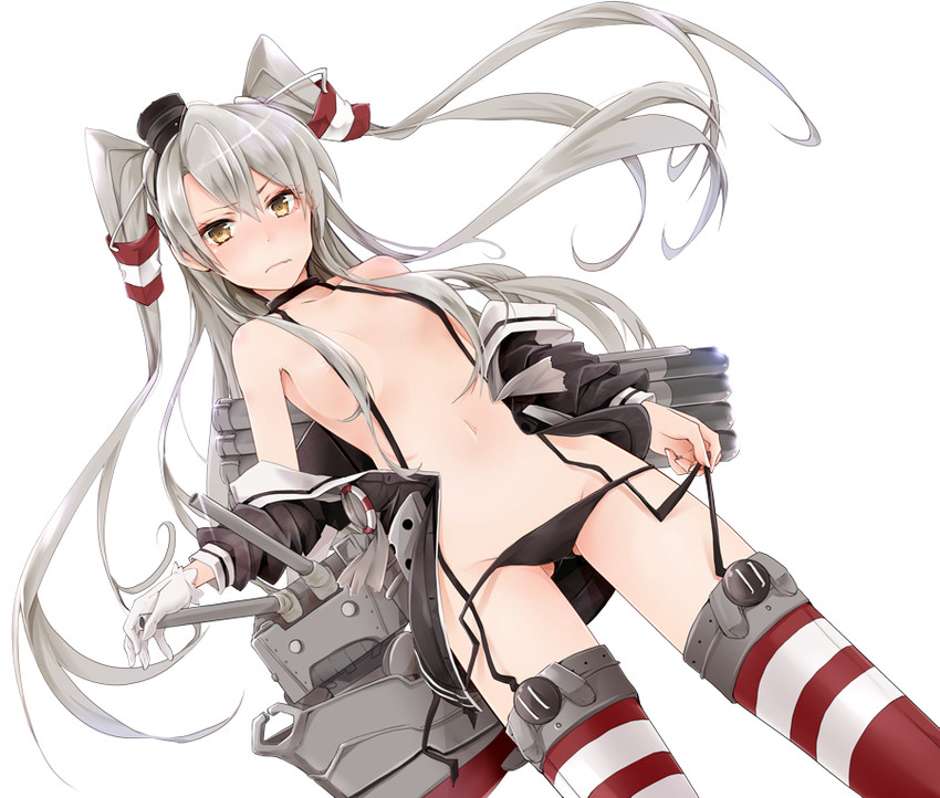 amatsukaze and rensouhou-kun (kantai collection) drawn by akatsuki_hijiri