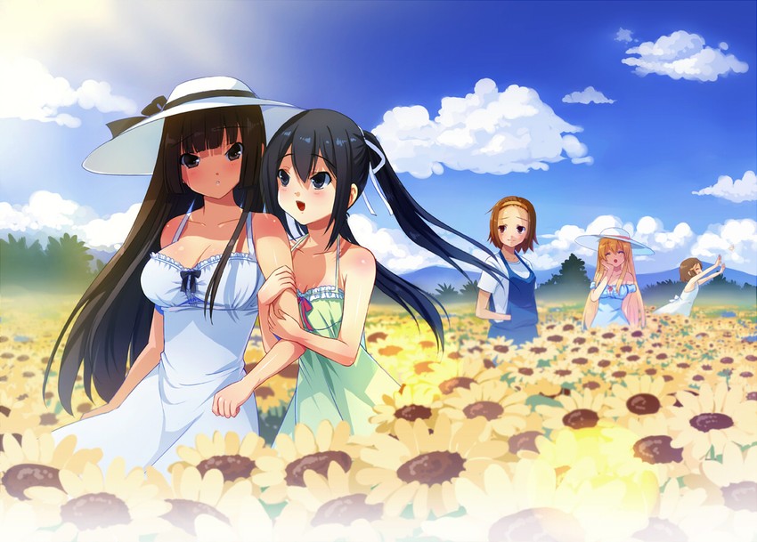 akiyama mio, nakano azusa, hirasawa yui, tainaka ritsu, and kotobuki tsumugi (k-on!) drawn by xiangtu