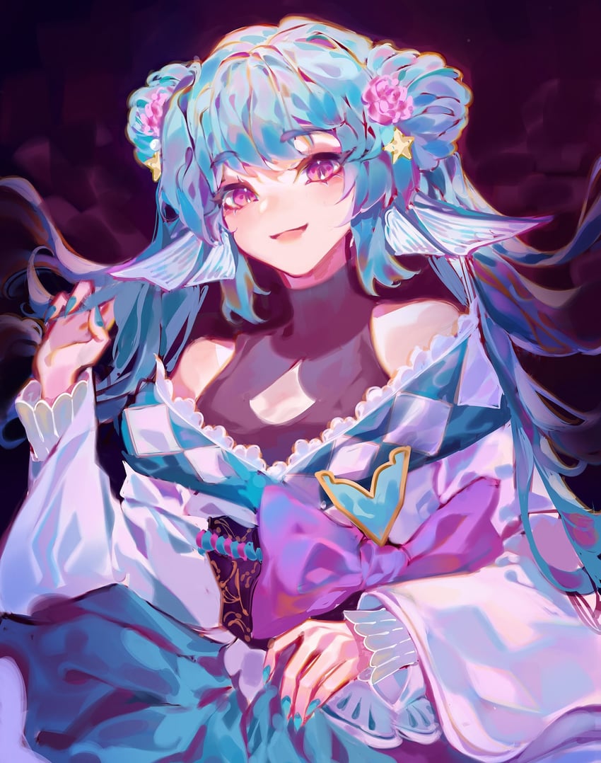 finana ryugu (nijisanji and 1 more) drawn by nuavanxi