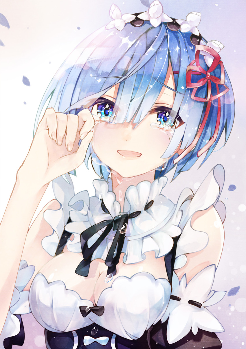 rem (re:zero kara hajimeru isekai seikatsu) drawn by purin_uni