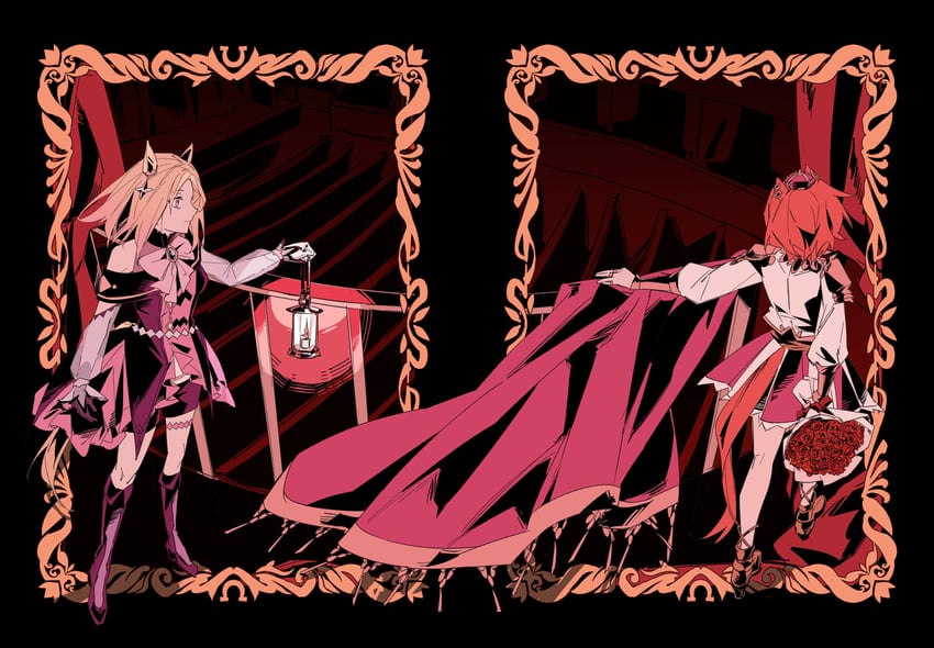 t.m. opera o and narita top road (umamusume) drawn by zizzu