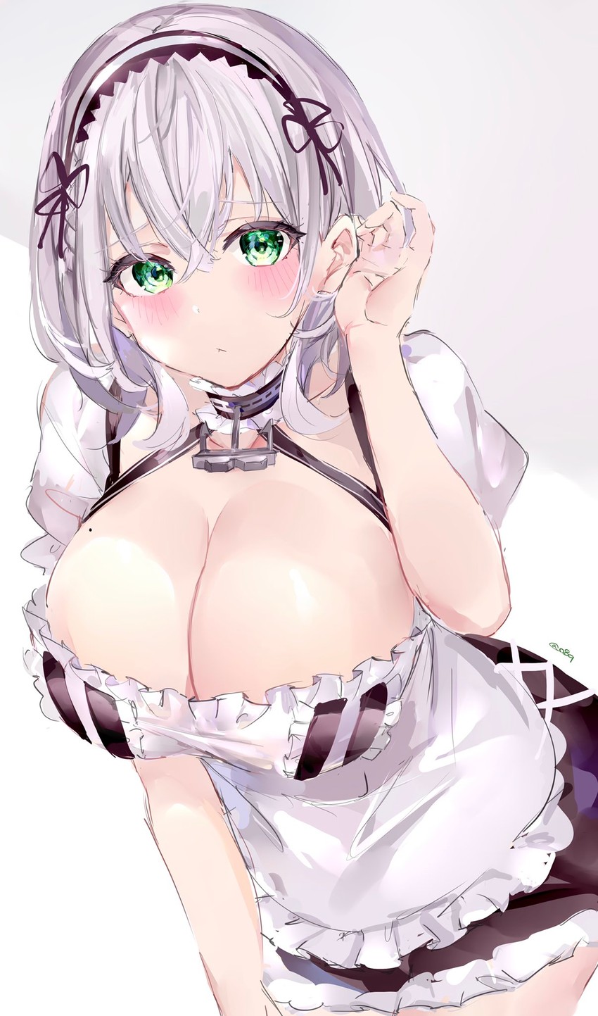 shirogane noel and sirius (hololive and 1 more) drawn by mile_(off8mile)