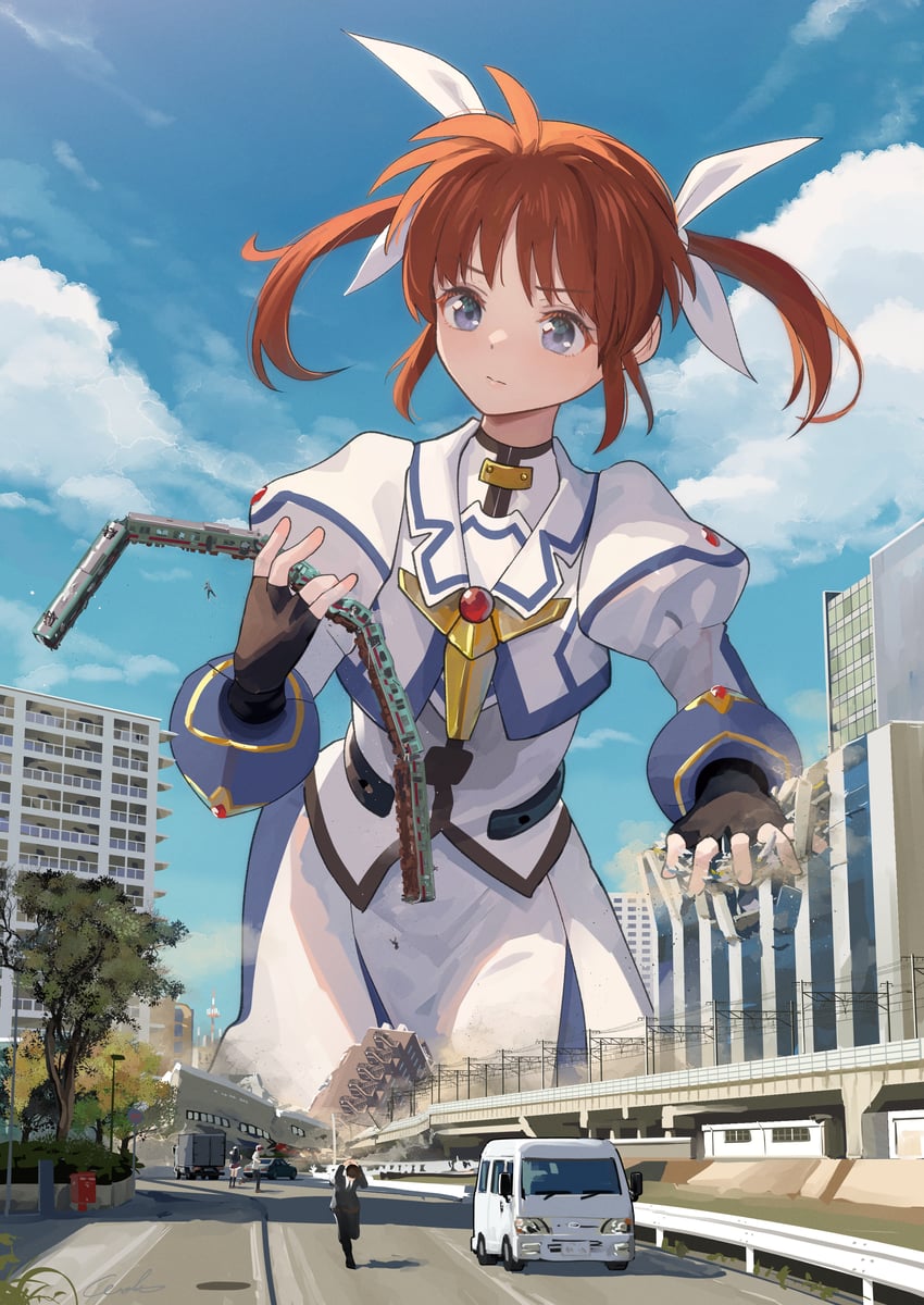 takamachi nanoha (lyrical nanoha and 1 more) drawn by welt_(kinsei_koutenkyoku)