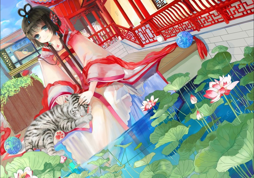 luo tianyi (vocaloid and 1 more) drawn by object_spring