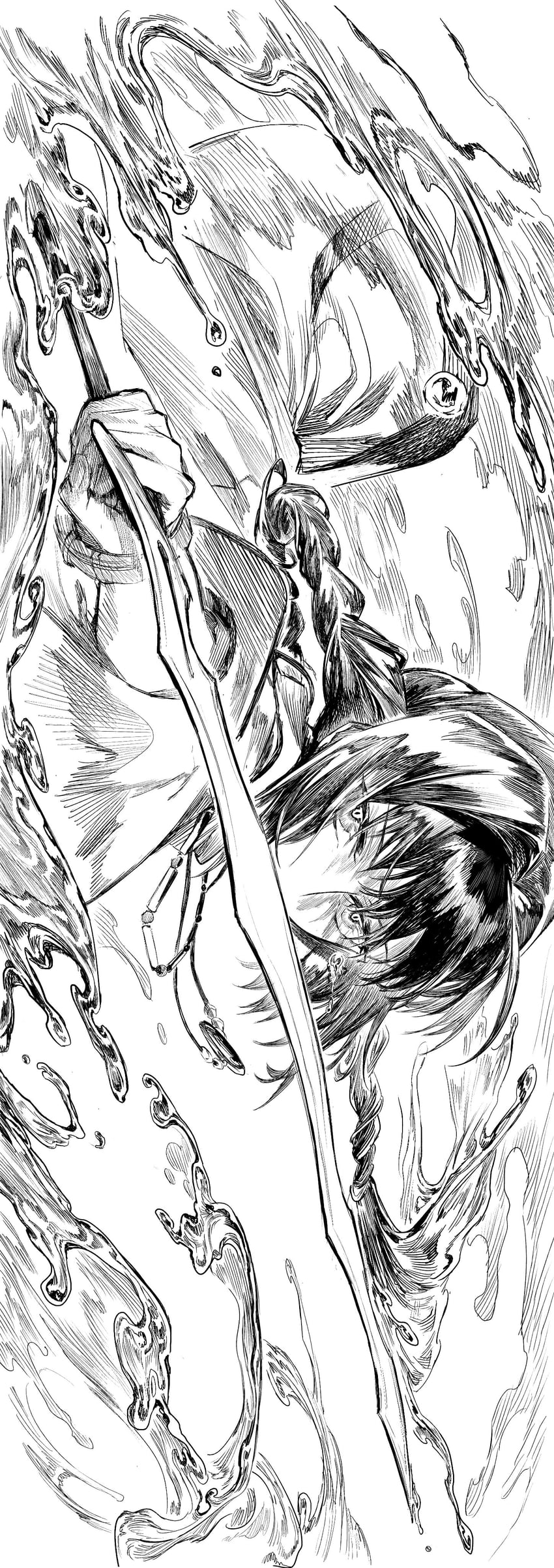 yamato takeru (fate and 1 more) drawn by nianshoufa