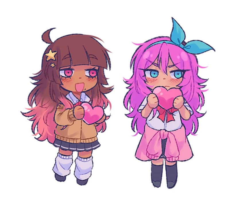 aubrey and vix (original and 1 more) drawn by donuqx