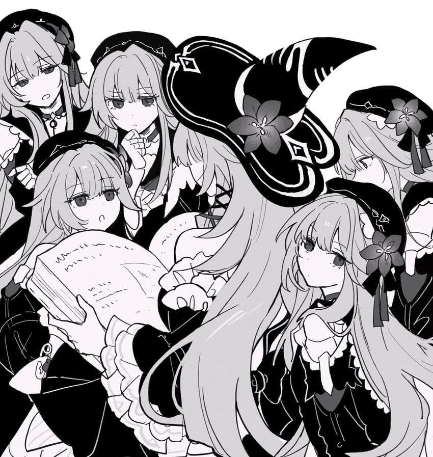 herta and the herta (honkai and 1 more) drawn by susuasa111