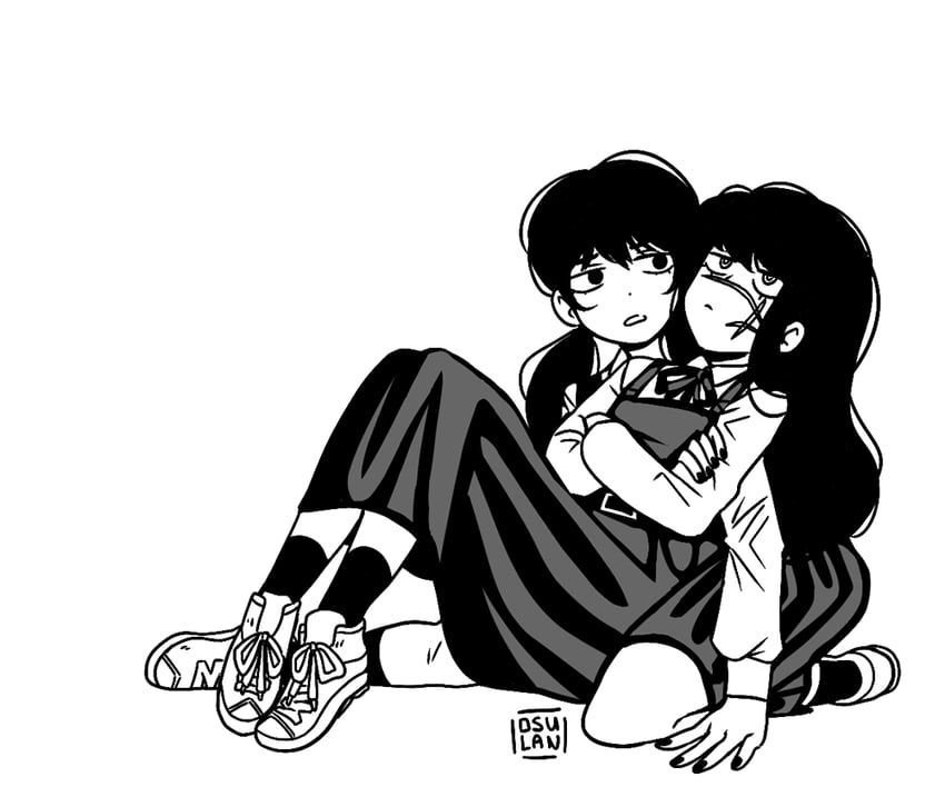 yoru and mitaka asa (chainsaw man) drawn by osulan