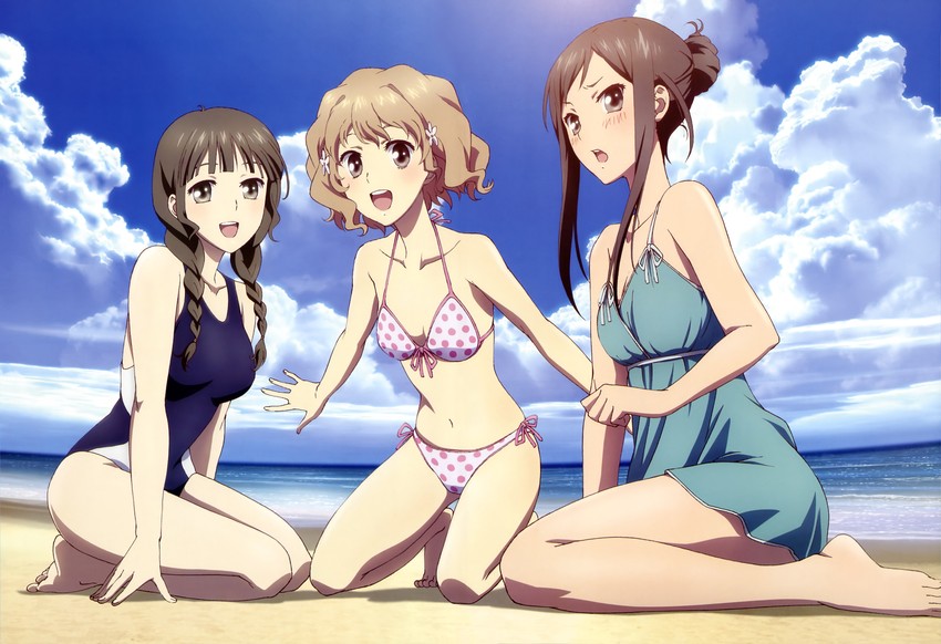 matsumae ohana, oshimizu nako, and tsurugi minko (nyantype and 1 more) drawn by suganuma_fumihiko