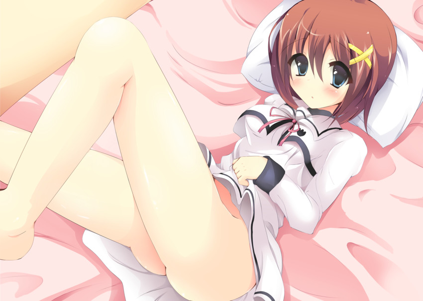 yagami hayate (lyrical nanoha and 2 more) drawn by mil_(siratamamil)
