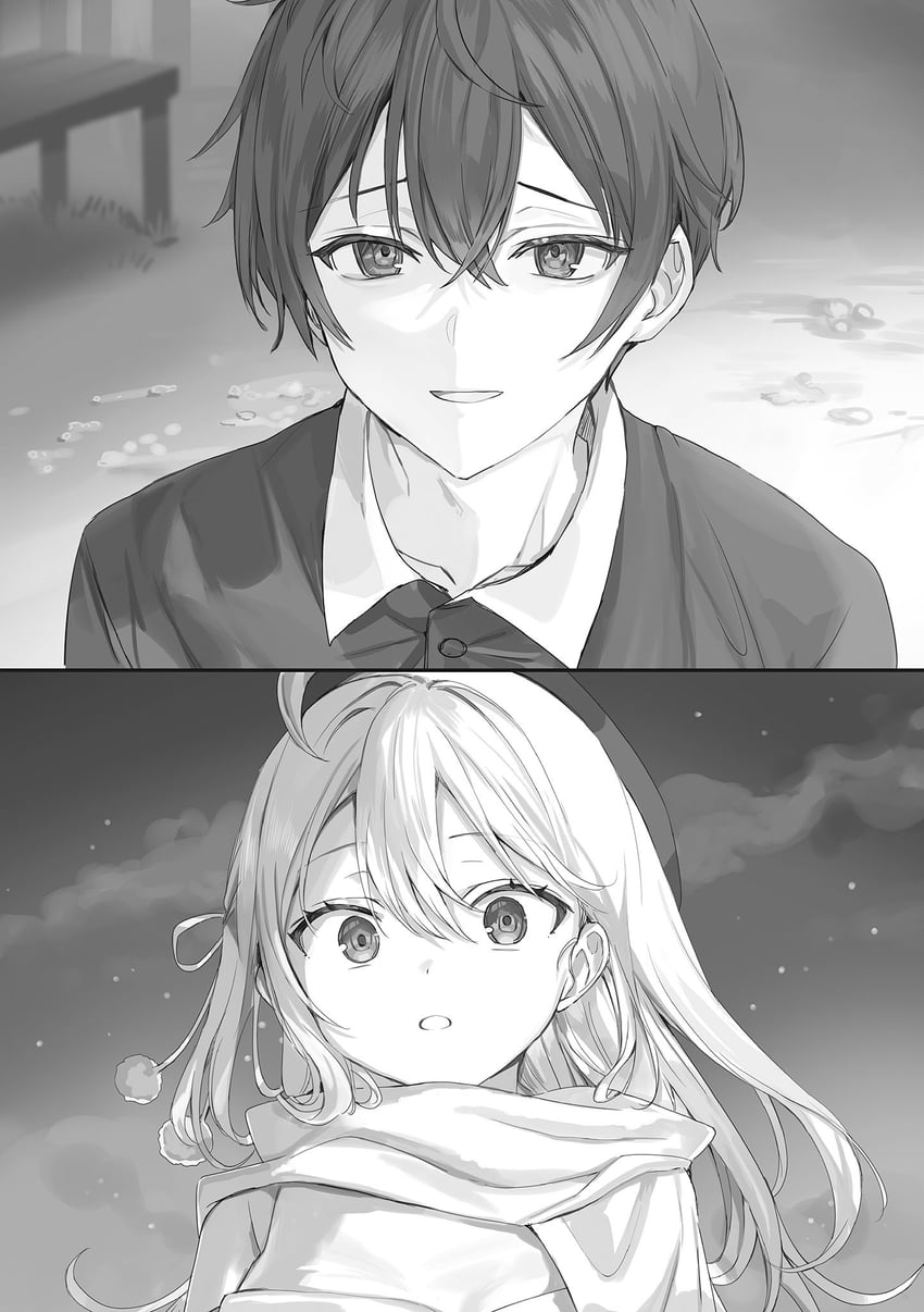 alisa mikhailovna kujou and kuze masachika (tokidoki bosotto roshia-go de dereru tonari no alya-san) drawn by momoko_(momopoco)
