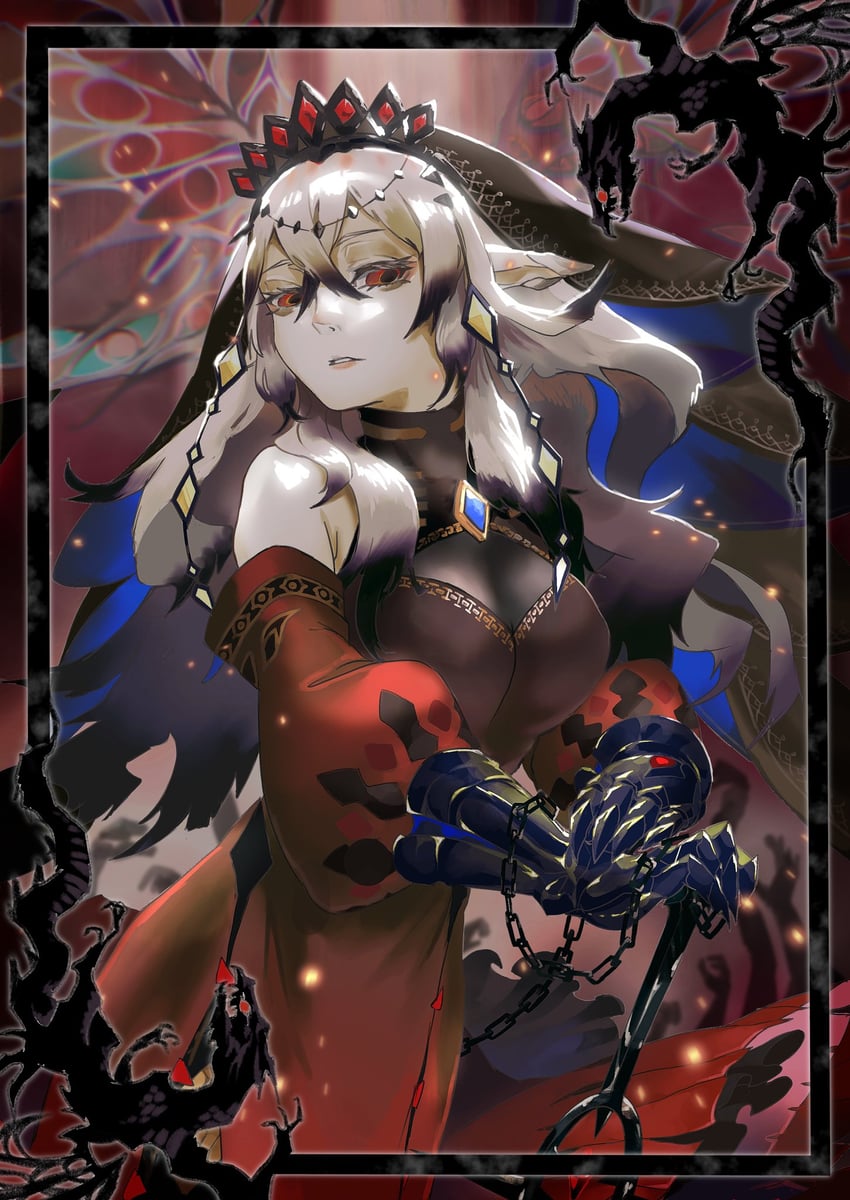 ecclesia and blazing cartesia the virtuous (yu-gi-oh!) drawn by chinchira