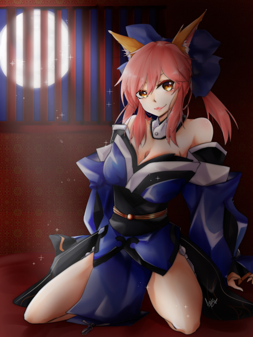 tamamo and tamamo no mae (fate and 1 more) drawn by lyrie_luna