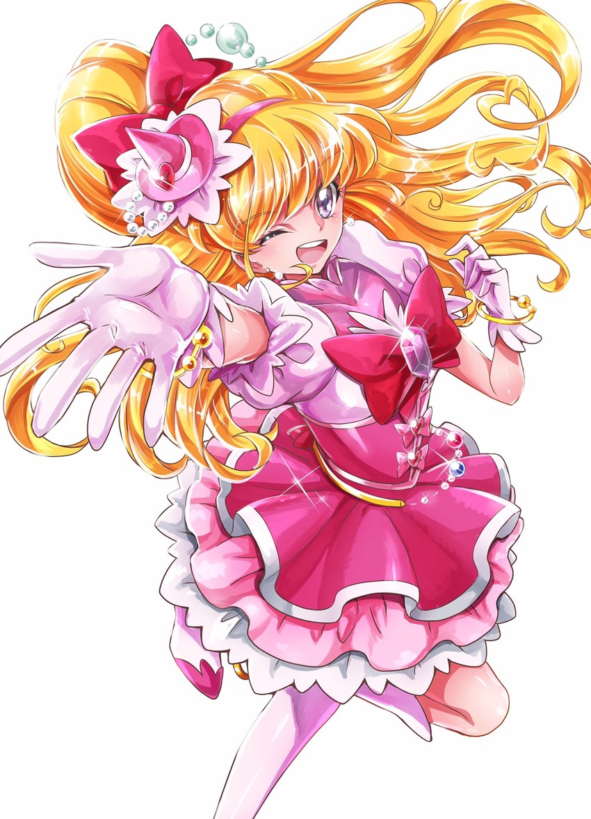 asahina mirai and cure miracle (precure and 1 more) drawn by sharumon