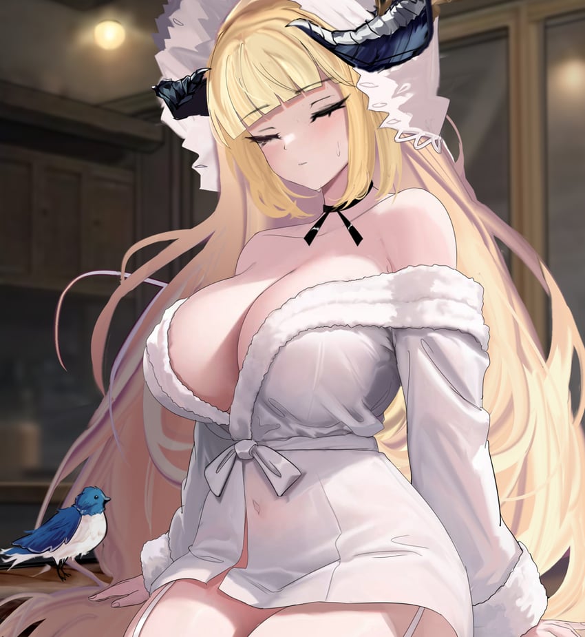 nightingale (arknights) drawn by mikuning