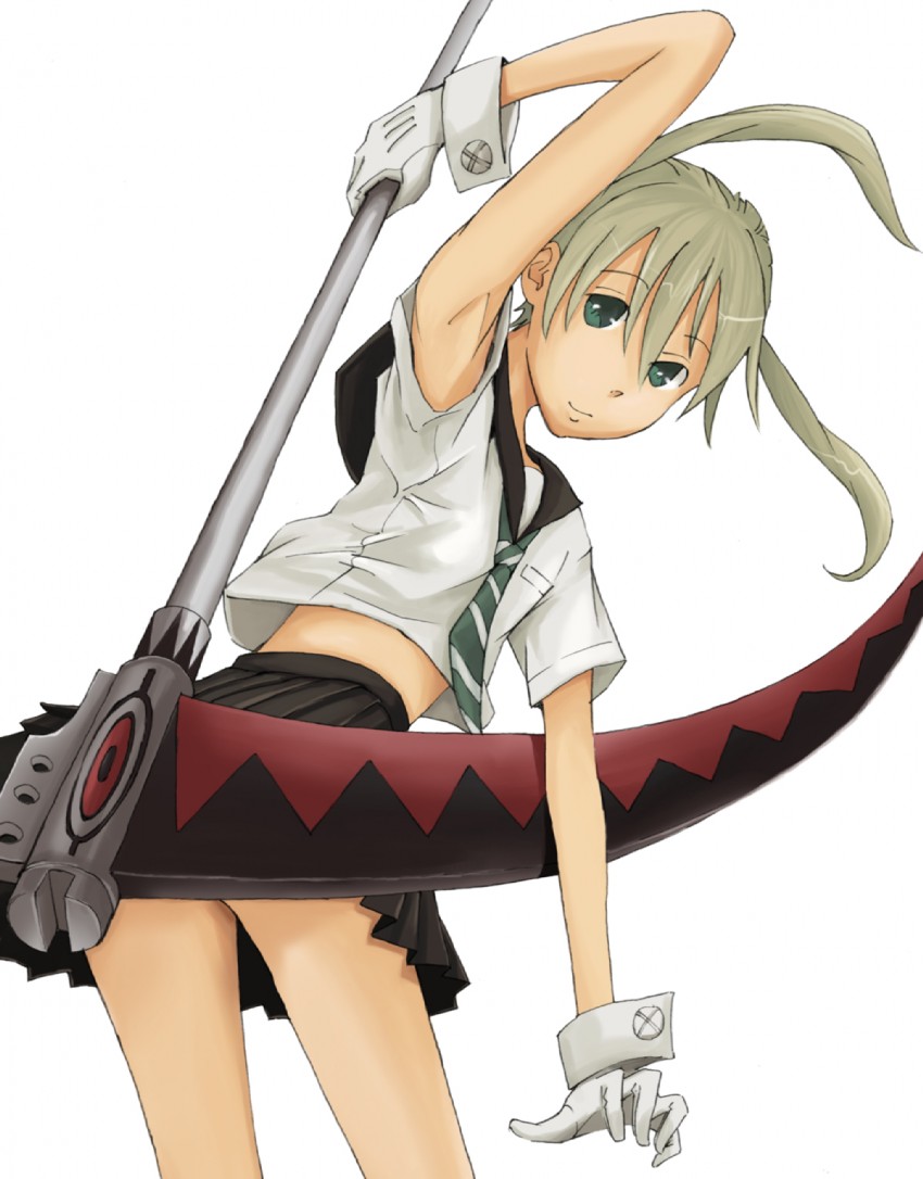 maka albarn and soul evans (soul eater) drawn by takano