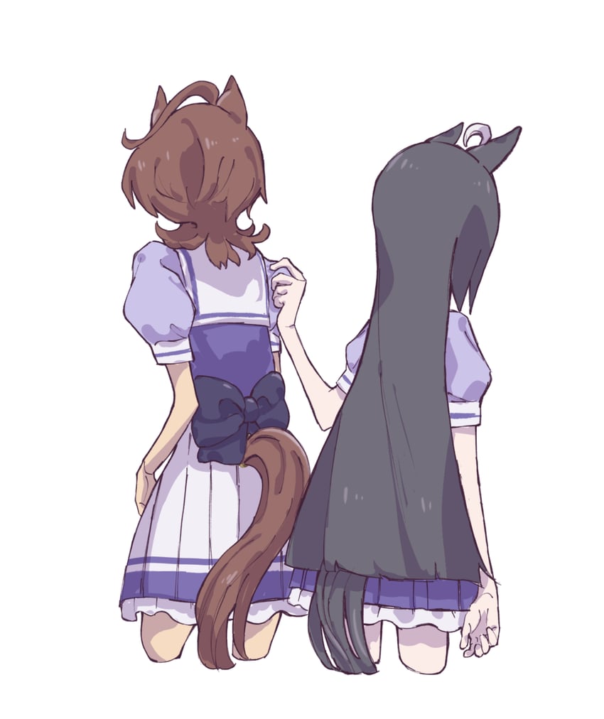 agnes tachyon and manhattan cafe (umamusume and 1 more) drawn by noon_463