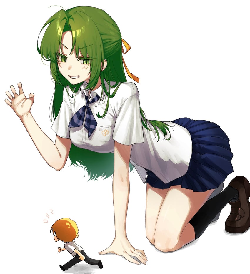 sonozaki shion and houjou satoshi (higurashi no naku koro ni) drawn by ihwa0283