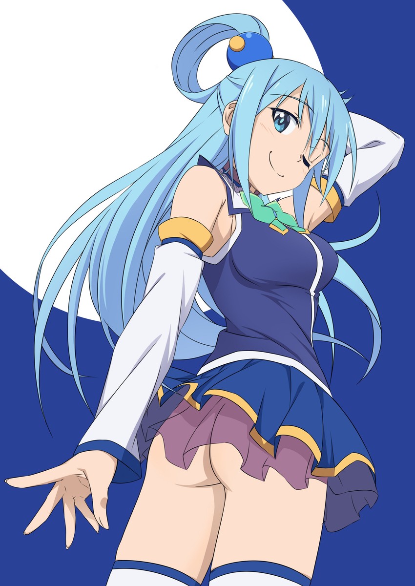 aqua (kono subarashii sekai ni shukufuku wo!) drawn by yamamoto_shuuhei